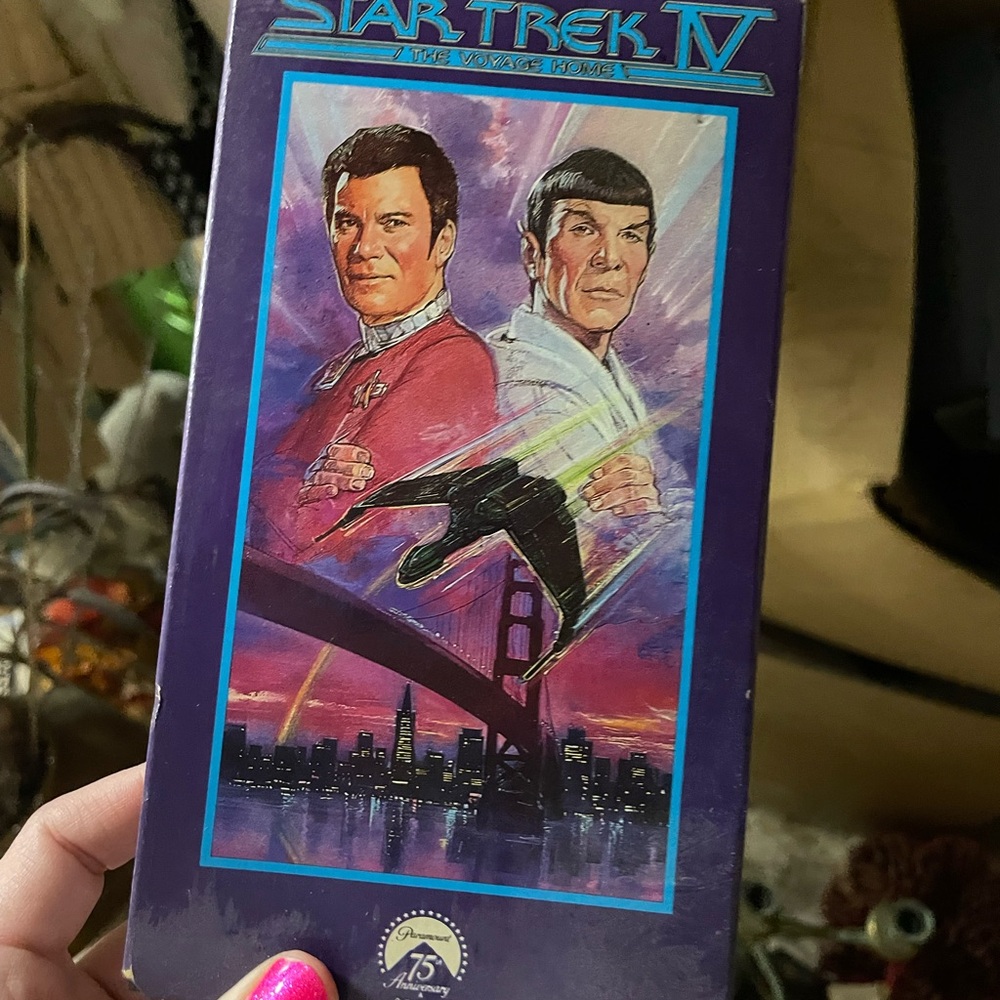 Vintage Star Trek IV VHS tape